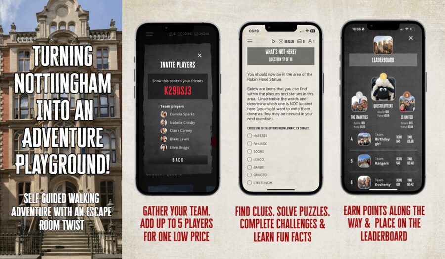 Nottingham: City Walking Tour & Exploration Game - Starting at Left Lion in Old Market Square