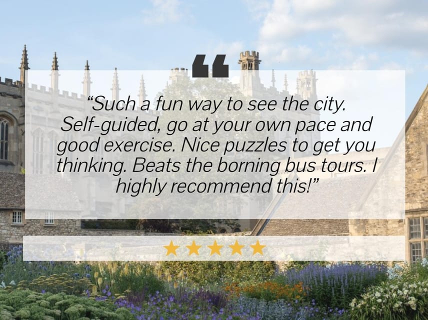 Oxford: City Tour & Exploration Game - Puzzle quality and the risk of frustration