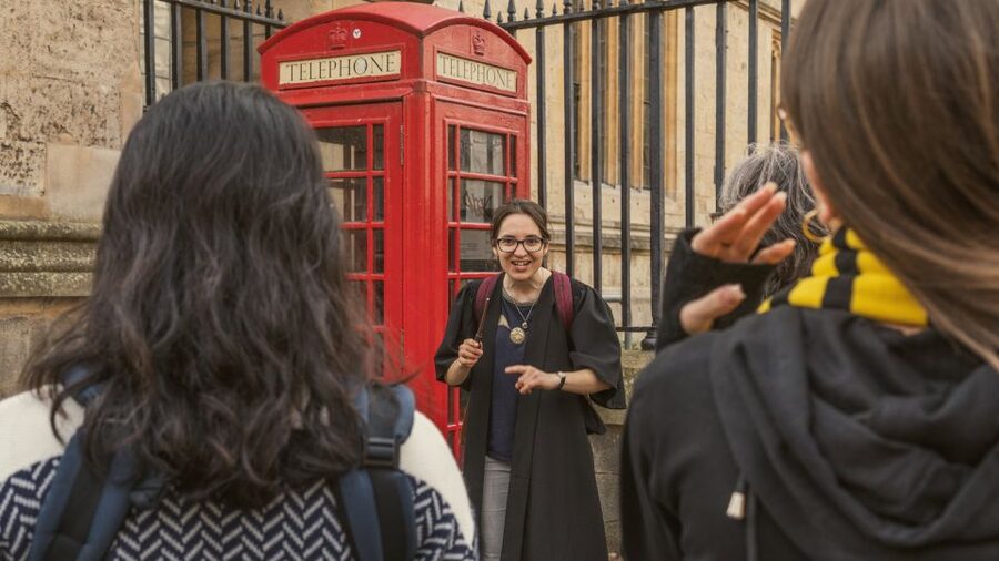 Oxford: Harry Potter Walking Tour Including New College - Walking through New College’s Hogwarts spaces