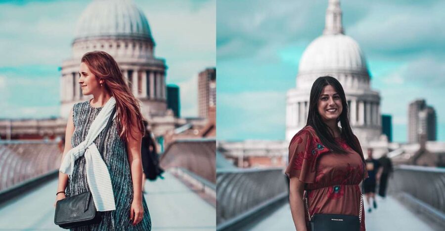 photoshoot London memories - Tower Bridge for a stronger architectural backdrop