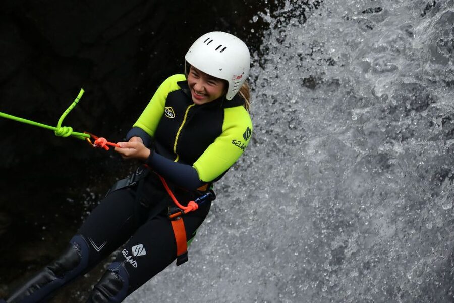 Pitlochry: Lower Falls of Bruar Guided Canyoning Experience - Abseiling, jumps, slides, and natural pools