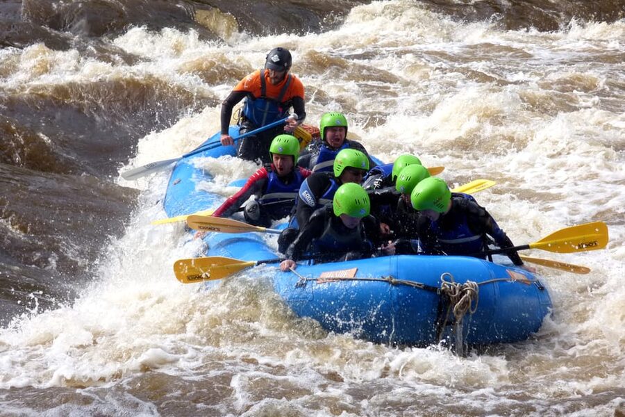 Pitlochry, Scotland: Summer White Water Rafting Tour - A calm finish across the loch