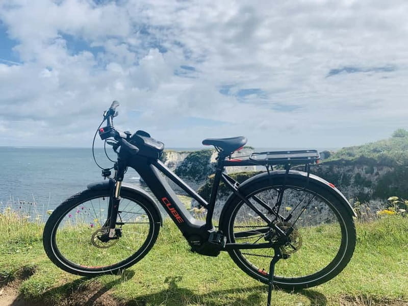 Poole: Old Harry Rocks and Corfé Castle Guided E-bike Tour - Studland beach and nature reserve