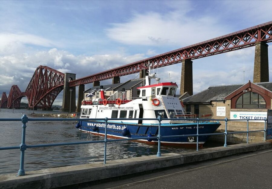 Queensferry: Maid of the Forth 1.5-Hour Sightseeing Cruise - From Hawes Pier to the red rail bridge