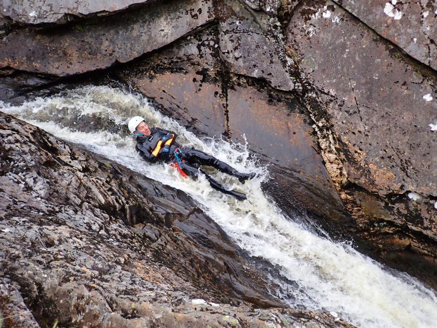Roybridge, Lochaber: CANYONING - Laggan Canyon - Into the canyon: scrambling, pools, and natural slides