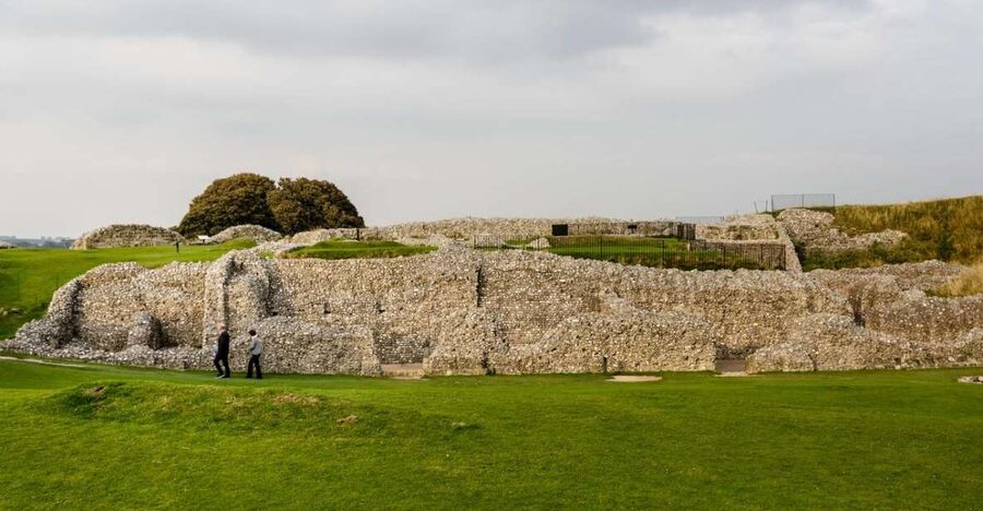 Salisbury: Old Sarum Entry Ticket - Roman, Saxon, and Norman layers on one hill