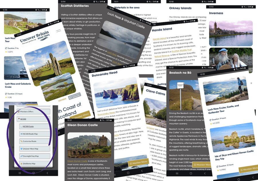 Scotland's North Coast Online Roadtrip Travel Guide - Starting in Inverness and the eastern Highlands