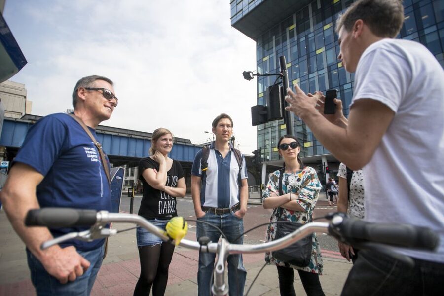Secrets of London Bike Tour: Thames, Tower Bridge & Market - Riding both banks of the River Thames