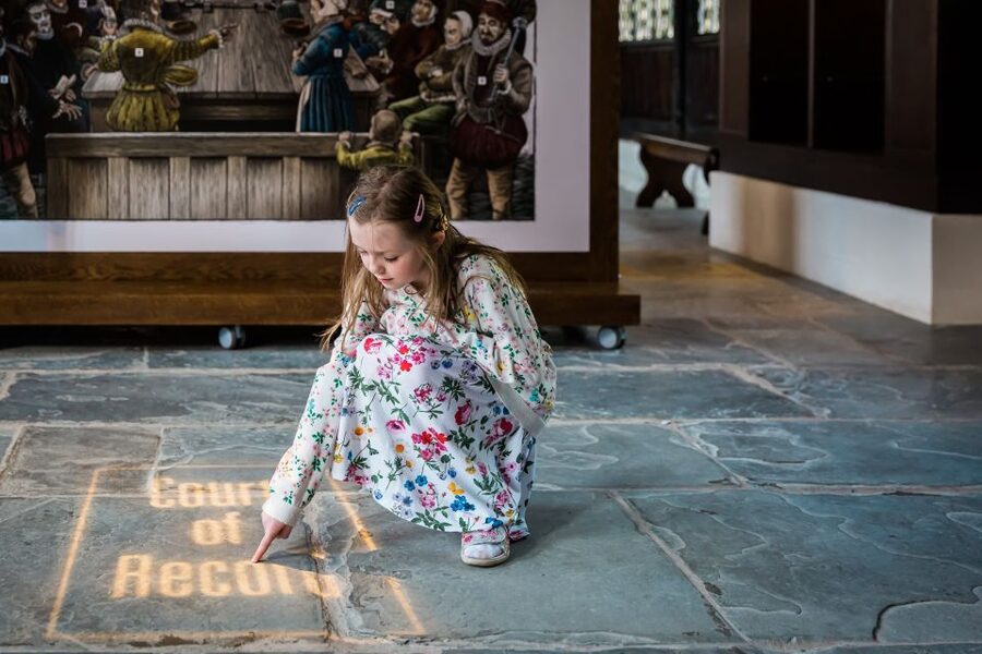 Shakespeare's Schoolroom and Guildhall Entrance Tickets - Quill writing at a Tudor desk