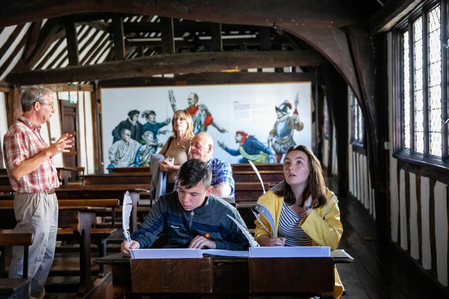 Shakespeare's Schoolroom and Guildhall Entrance Tickets - The short film and guided interpretation