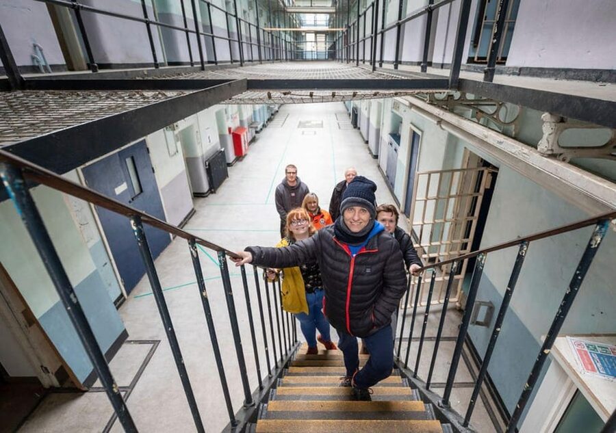 Shepton Mallet Prison: Guided Tour - The exercise yard and Governor’s House