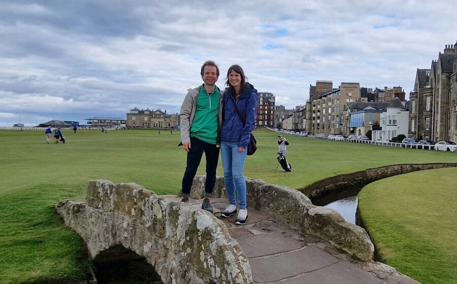 St Andrews: Town, Golf, and Old Course History Tour - The Swilcan Bridge photo finish