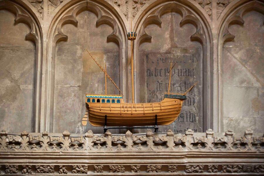 St Mary Redcliffe Church Bristol: Guided Tour - Medieval graffiti and merchants’ marks