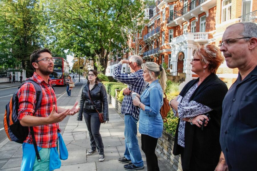 The Beatles London Walking Tour - Soho Square, Trident Studios, and Wardour Street