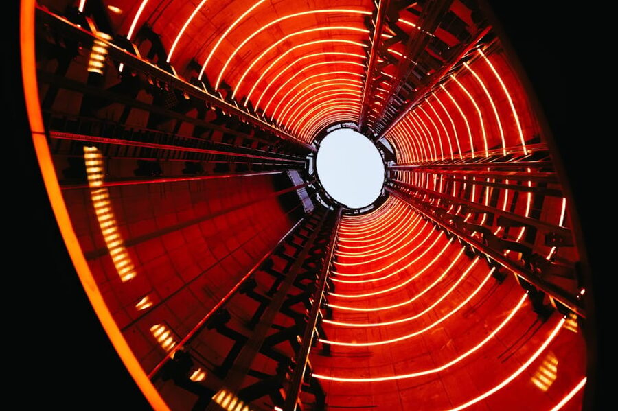The Chimney Lift at Battersea Power Station - The 39 stairs are worth planning for