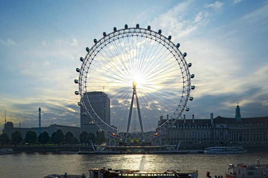 The London Eye Champagne Experience - Starting at the VIP Desk near County Hall