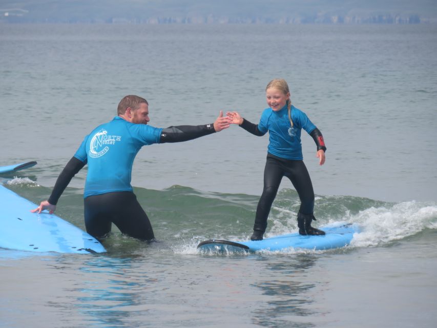 Thurso: Dunnet Beach Beginner Surf Lesson - Meeting the white van and getting ready