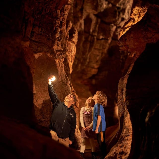 Torquay: Kents Cavern Prehistoric Cave - Looking back at Victorian excavations
