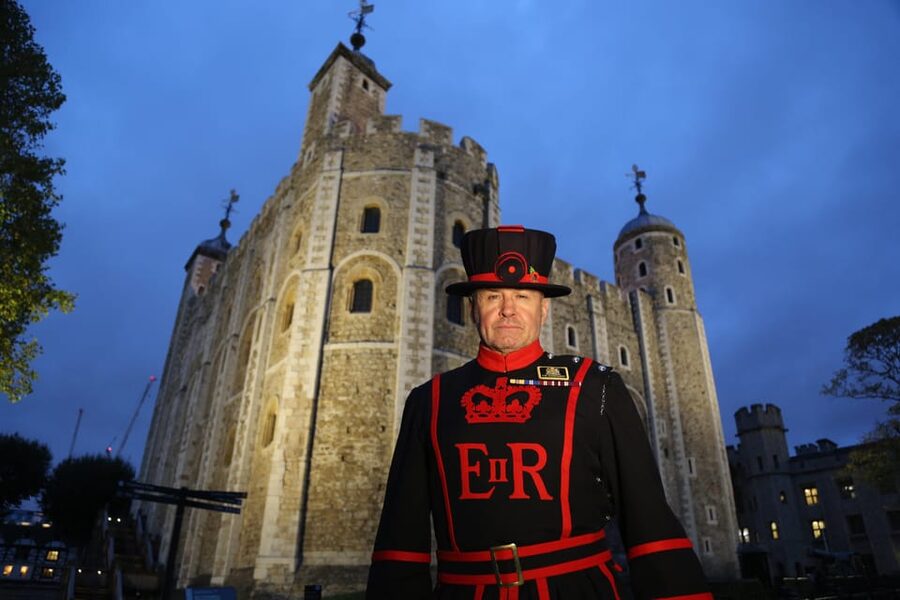 Tower of London: After-Hours Tour with Ceremony of the Keys - Walking from the Outer Ward toward the old fortress