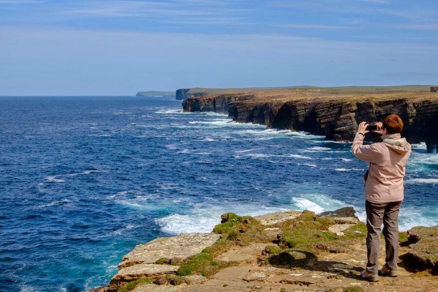 Treasures of Orkney: Private Half-Day Tour from Kirkwall - Yesnaby cliffs: a dramatic opening by the sea