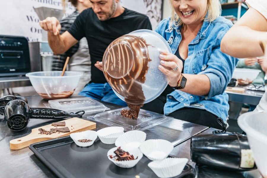 York: Chocolate Bar Making Workshop at York Cocoa Works - Choosing flavours and toppings